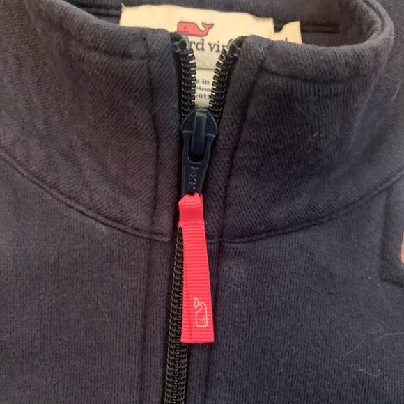 Vineyard vines women’s navy patchwork shep shirt - Picture 4 of 7